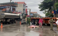 Xe máy va chạm với xe đầu kéo trên Quốc lộ 18 làm một người tử vong