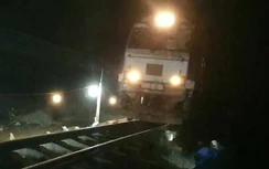 Đường sắt qua Quảng Nam-Quảng Ngãi thông tuyến sau gần 1 ngày khắc phục