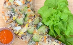 Giò đông rau củ, món duy nhất "cân" cả mâm cơm ngày mưa gió
