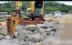 Khắc phục đường bê tông nứt, lún, bong tróc xong trước ngày 15/11