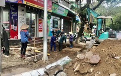 Vỉa hè các tuyến phố trung tâm TP Hải Phòng "thay áo mới" cuối năm