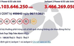 Kết quả xổ số Vietlott 6/11: Tìm người may mắn trúng giải khủng 111 tỷ