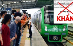 Hà Nội bác tin “tìm người đi tàu Cát Linh - Hà Đông, yêu cầu cách ly”