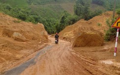 Nỗ lực khắc phục, thông lại tuyến QL27C Nha Trang - Đà Lạt