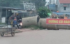 Vẫn tiềm ẩn nguy cơ mất ATGT sau vụ tử vong vì đâm vào ống cống chắn đường