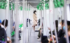 Tàu Cát Linh - Hà Đông vắng khách, nhiều khoang trống sáng đầu tuần