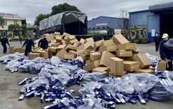 Hải Phòng: Tiêu hủy hơn 1 triệu bao thuốc lá giả mạo nhãn hiệu 555