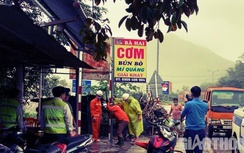 Nhức nhối nạn tái lấn chiếm hành lang ATGT ở đường Hồ Chí Minh