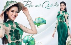 Bộ áo dài Đỗ Thị Hà mặc trong buổi phỏng vấn kín có gì đặc biệt?