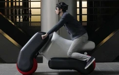 Xe điện có thể gập gọn, nhét vừa balo, đủ sức di chuyển 90 phút/1 lần sạc