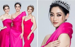 Lương Thùy Linh đứng cạnh 2 á hậu, nhan sắc có "căng đét"?