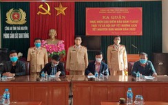 Lãnh đạo Công an Thái Nguyên xuống đường xử phạt xe quá tải