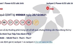Kết quả xổ số Vietlott 25/12: Một người trúng 214 tỷ tối Giáng Sinh