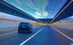 Cận cảnh đường hầm cao tốc dài nhất Trung Quốc chạy dưới hồ nước ngọt