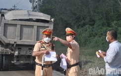 CSGT liên tục tuần tra, "điểm nóng" xe quá tải KKT Dung Quất hiện ra sao?