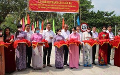 Có cầu bê tông người dân xã Thành Triệu Tết này đi lại thuận lợi