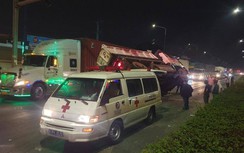 Bình Dương: Xe ben tông xe tải, tài xế bị nhựa đường nóng bọc kín, tử vong