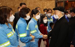 Tổng Bí thư chúc Tết Đảng bộ, chính quyền, nhân dân Hà Nội