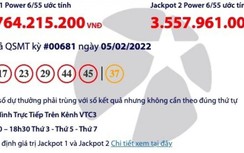 Kết quả xổ số Vietlott mùng 5 Tết (5/2): Tìm người trúng giải khủng 57 tỷ