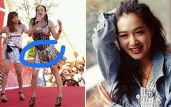 52 tuổi, Chung Lệ Đề mặc váy ngắn, chạy show hội chợ