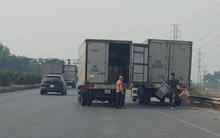 Xử lý nghiêm tài xế bất chấp biển cấm dừng đỗ trên QL18 mới