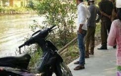 Say rượu, lái xe máy lao xuống kênh rồi báo tin... bị cướp