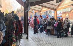 Ukraine: Tắc biên, 70 phút nhích 1km; cha dứt lòng giao con cho người lạ