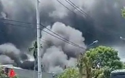 Cháy xưởng nhựa ở TP.HCM, nhiều công ty ngừng sản xuất cho công nhân sơ tán