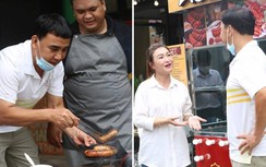 Quyền Linh tặng xe xúc xích cho nữ điều dưỡng, háo hức làm phục vụ