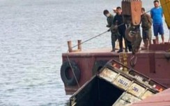 Tìm thấy thi thể phụ xe ô tô tải trôi xuống sông Đào tại Nam Định