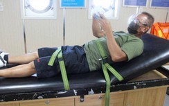Khẩn cấp cứu nạn thuyền viên nước ngoài nguy kịch trên biển