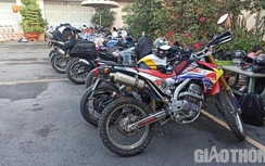 CSGT Rạch Chiếc dùng xe tải rào chắn vây bắt đoàn mô tô chạy vào đường cấm