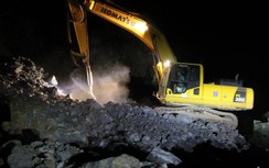 Trắng đêm trên công trường cao tốc Vĩnh Hảo - Phan Thiết