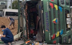 Xe Howo chở đất ở Bắc Ninh lật khiến một phụ nữ bị vùi lấp, tử vong tại chỗ