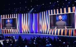 Tổng thống Ukraine xuất hiện tại Lễ trao giải Grammy 2022
