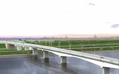 Cấm luồng đường thủy để thi công cầu hơn 560 tỷ đồng vượt sông Thái Bình