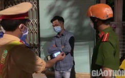 Xử lý nam thanh niên "thi gan" không chấp hành kiểm tra nồng độ cồn