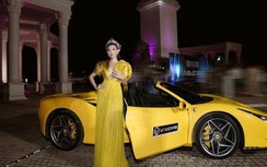 Thùy Tiên diện đồ "tông xuyệt tông" cùng siêu xe, đọ sắc cùng dàn hậu