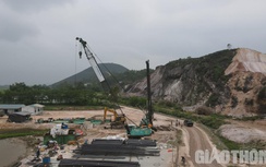 Hình ảnh mới nhất trên công trường cao tốc Diễn Châu - Bãi Vọt