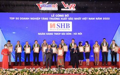 SHB 4 năm liên tiếp được vinh danh Top 50 doanh nghiệp tăng trưởng xuất sắc