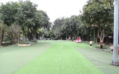 Công viên Cầu Giấy được "khoác áo mới" sau phản ánh của Báo Giao thông