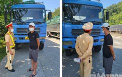 Tài xế xe tải Bắc Ninh được CSGT Hà Tĩnh phát hiện dương tính với ma túy