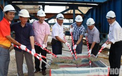 Hợp long trụ T19 - T20 cầu Phật Tích ở Bắc Ninh