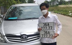 Mua xe cũ ở Hà Nội, về Thanh Hoá bấm được biển ngũ quý 7 gây xôn xao