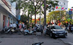 Nóng: Công an đang truy bắt kẻ bịt mặt cướp ngân hàng ở Hải Phòng