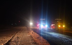 Đêm trên công trường cao tốc Bắc - Nam