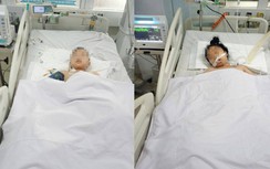 Ba mẹ con gặp tai nạn trên đường đi học, hai con nhỏ phải cưa chân