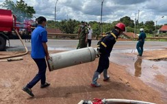 Nổ lớn tại cơ sở sang chiết gas ở Bình Phước, 2 vợ chồng bị bỏng nặng