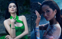 H'Hen Niê và Hương Giang soi mình bên thác nước