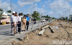 Đảm bảo ATGT khi thi công nâng cấp QL1A đoạn qua Hậu Giang